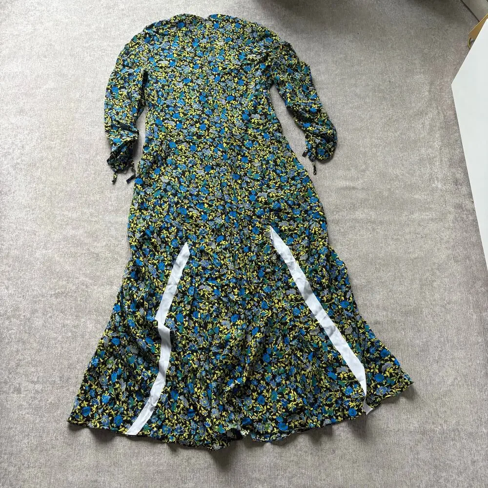 Victoria Beckham Silk Floral Maxi Dress - Picture 7 of 8